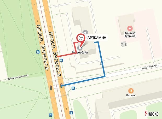 Карта проезда